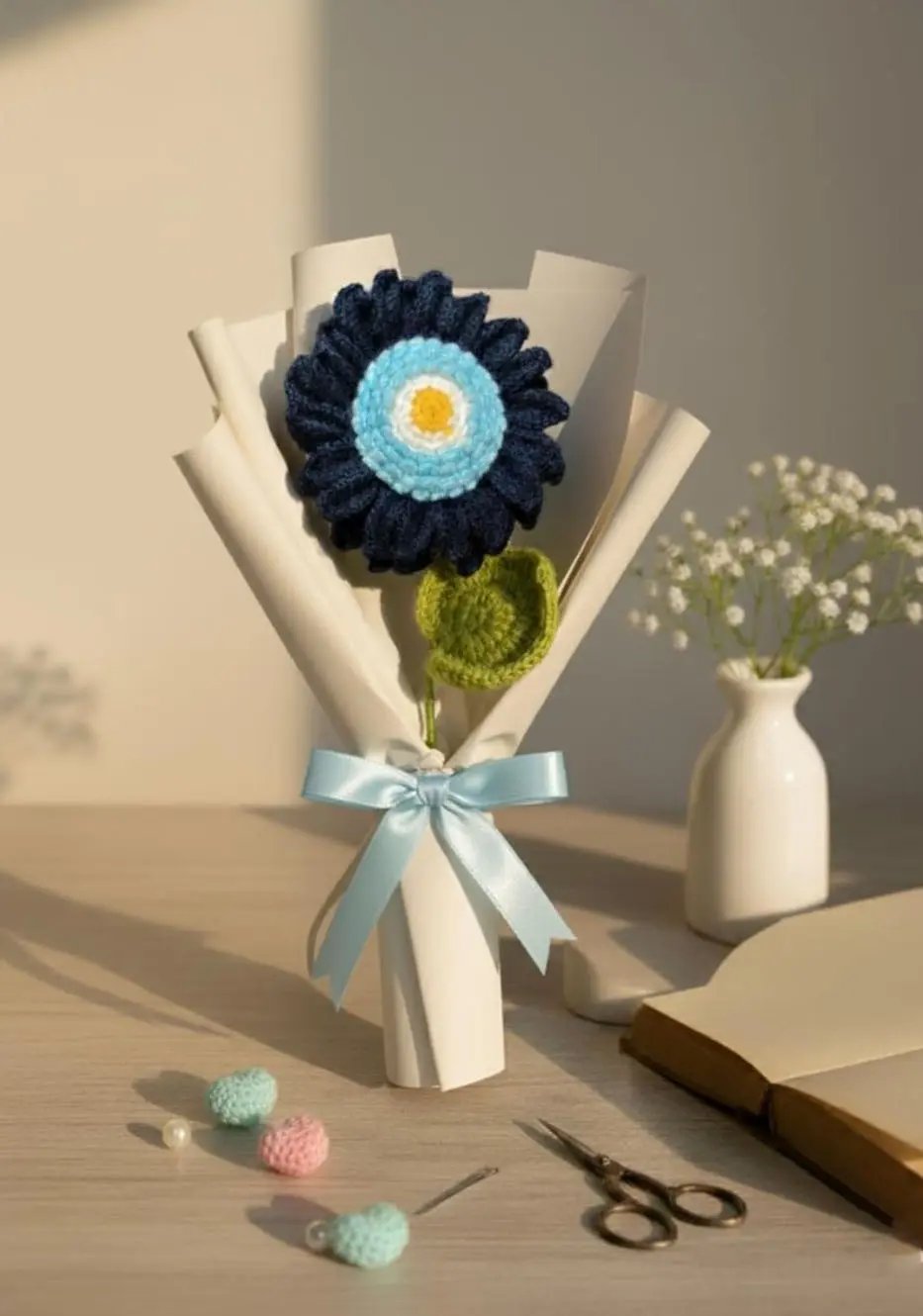 SoorajmukhiHandmade Crochet Sunflower Bouquet Phoolwala Store