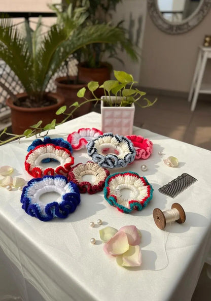 Handmade Crochet Scrunchies Phoolwala Store