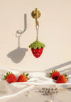 Berry Cute Handmade Strawberry Keychain