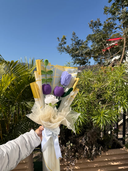 Purple petal bouquet