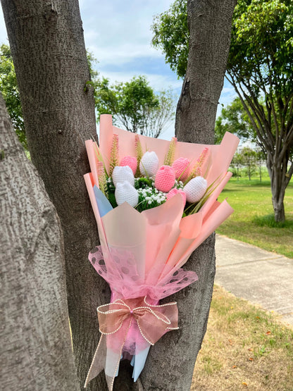 Tulip Trail Handmade Crochet Flower Bouquet Phoolwala Store