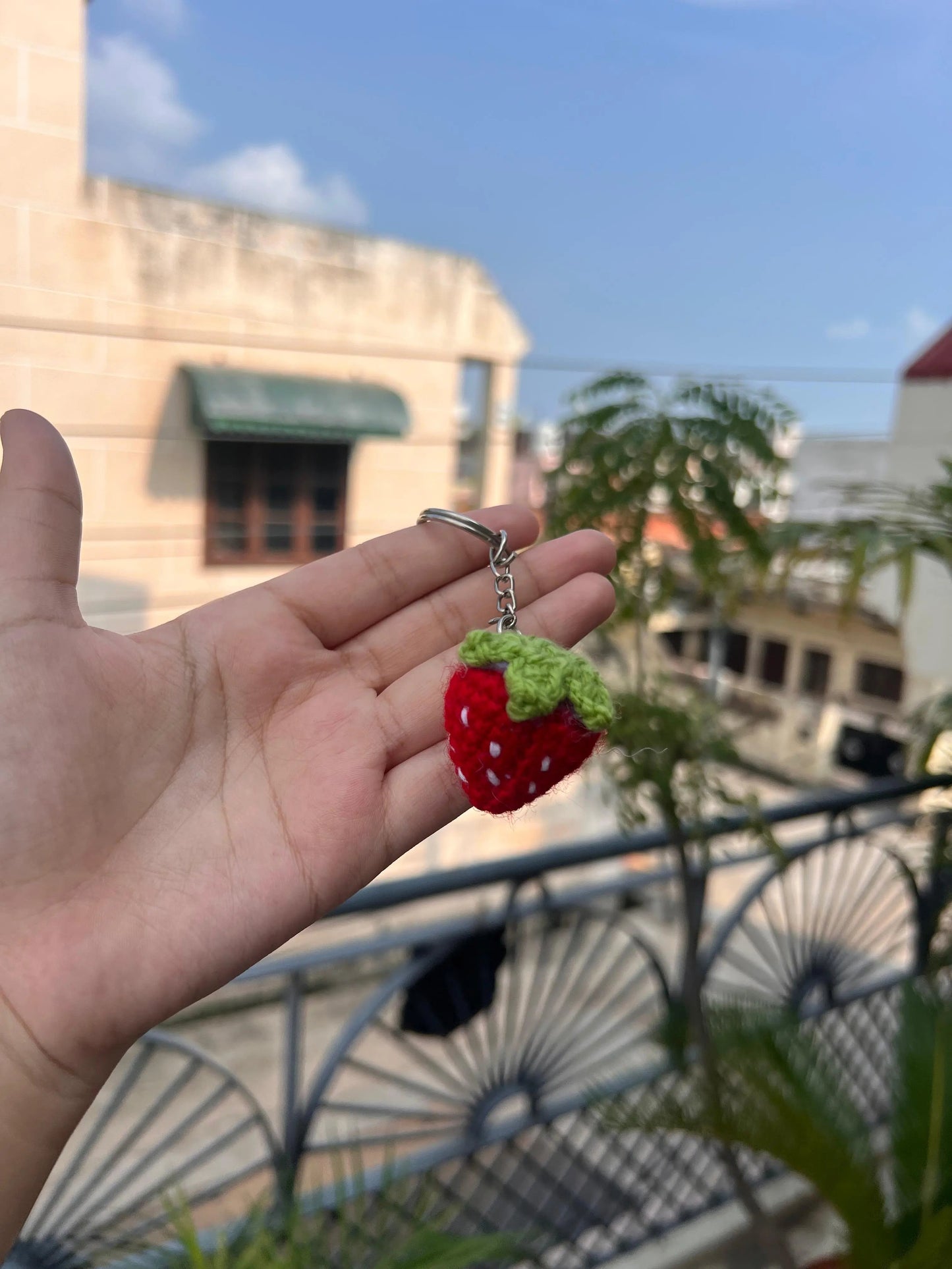 Berry Cute Handmade Strawberry Keychain Phoolwala Store