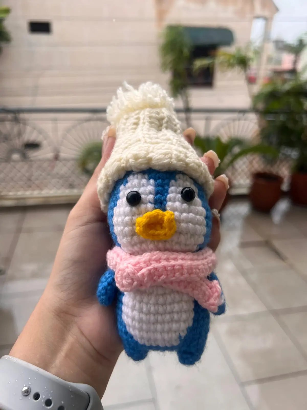 Puffy Puff Penguin Handmade Crochet Plush Toy Phoolwala Store
