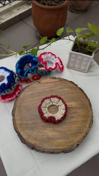 Handmade Crochet Scrunchies Phoolwala Store