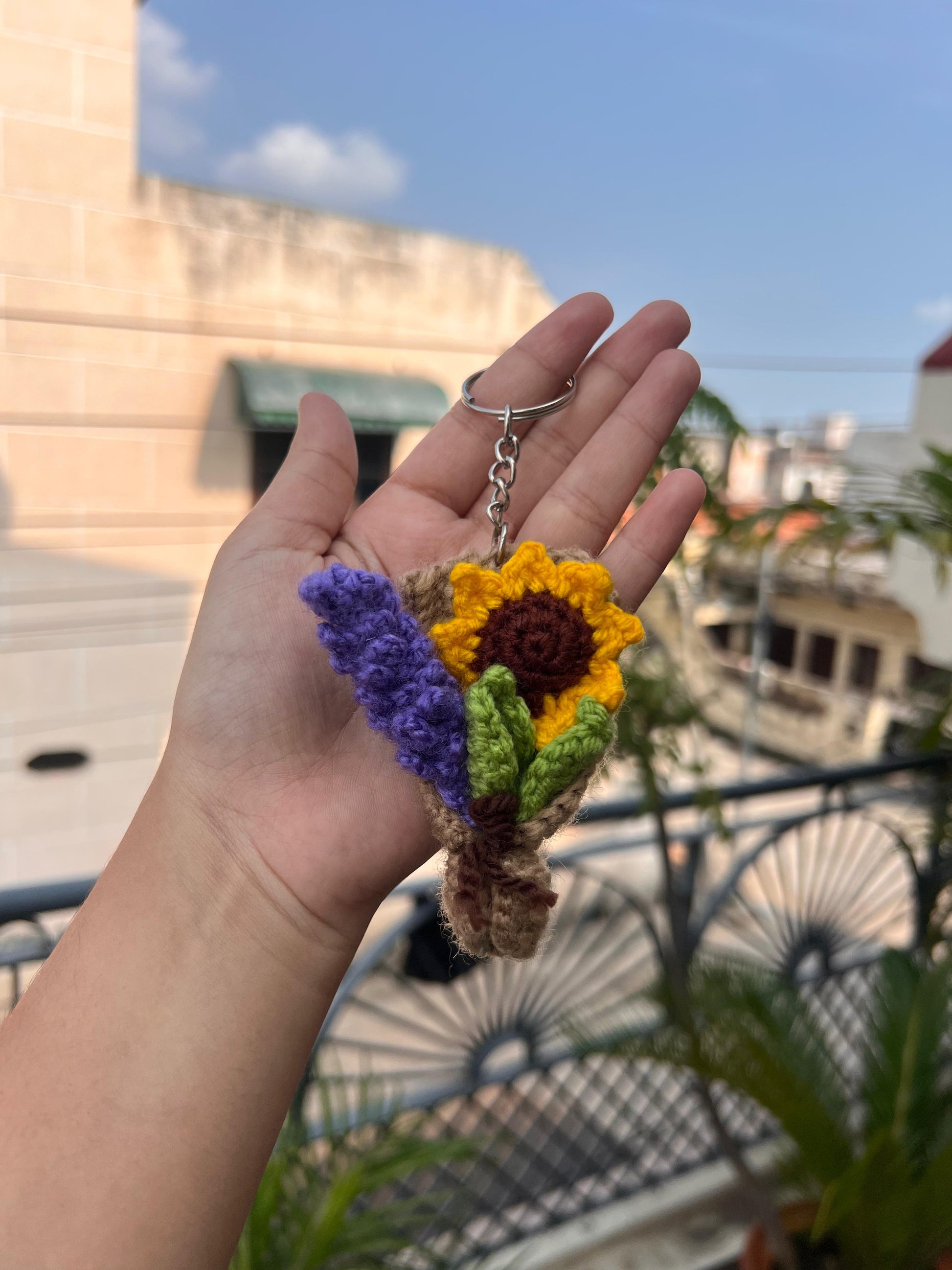 Crochet Bouquet Keychain Phoolwala Store