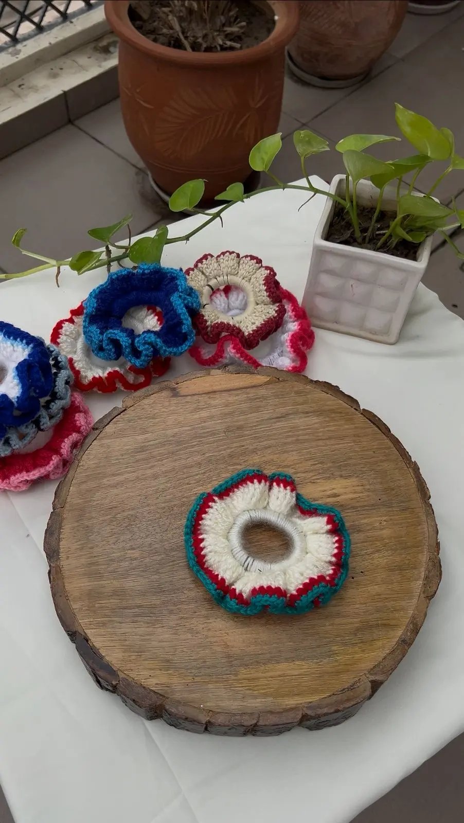 Handmade Crochet Scrunchies Phoolwala Store