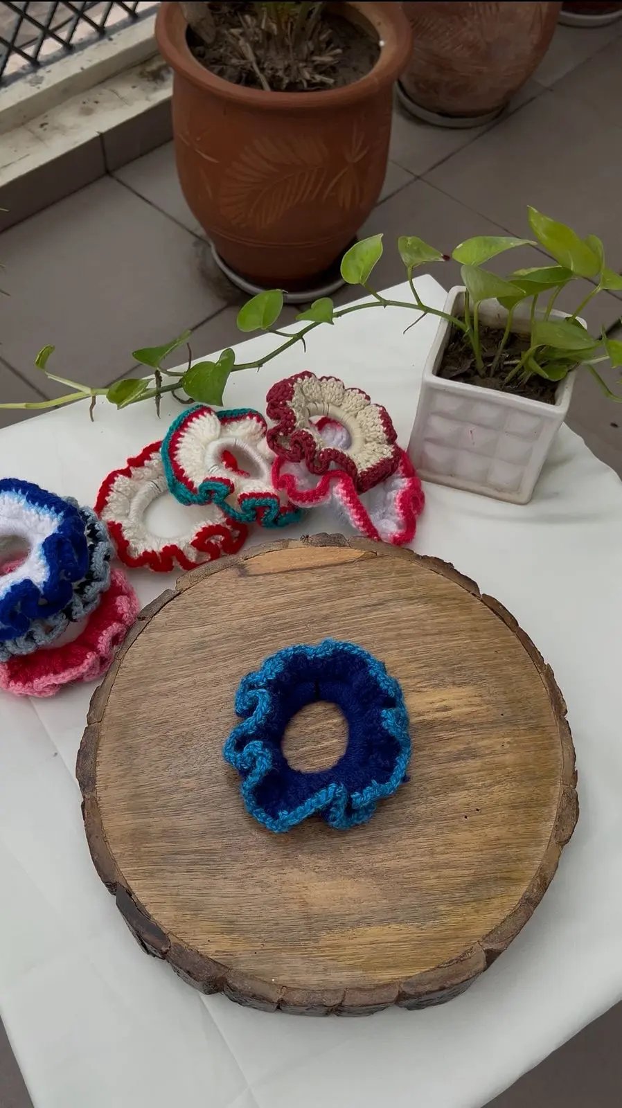 Handmade Crochet Scrunchies Phoolwala Store