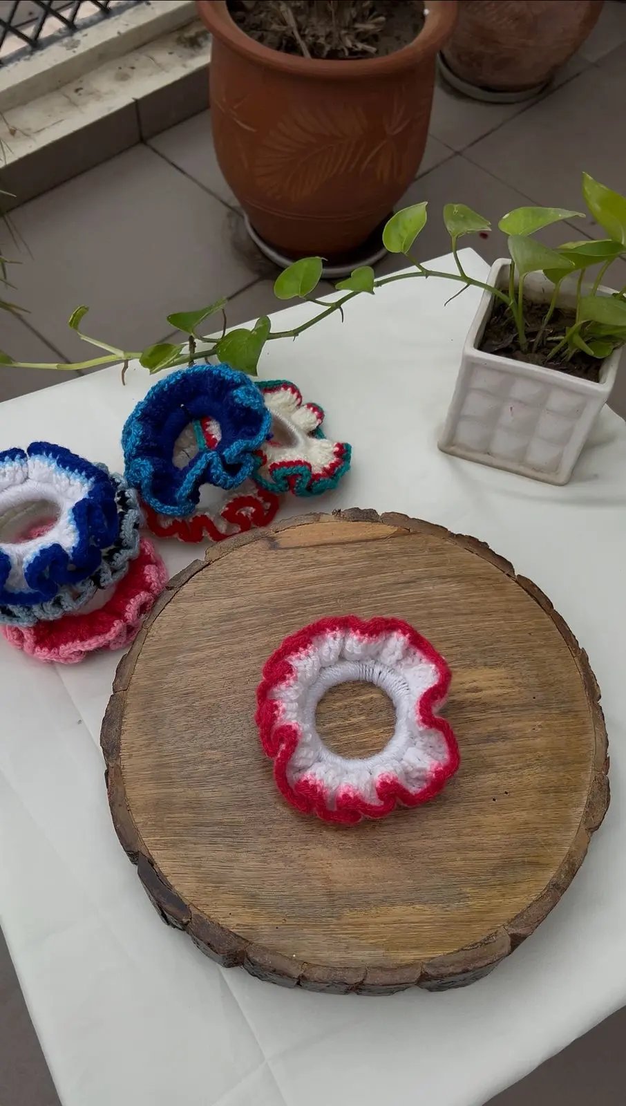 Handmade Crochet Scrunchies Phoolwala Store